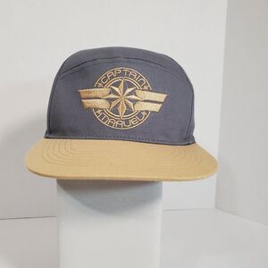 NEW Captain Marvel Carol Danvers Baseball Adjustable Snapback Cap Hat‎ With Tags